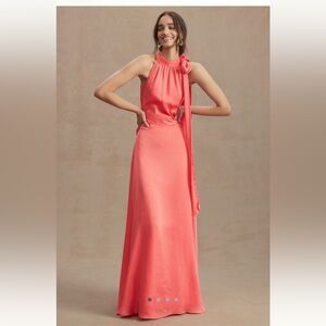 NWT Sachin & Babi Kayla Halter Column Gown Size 6